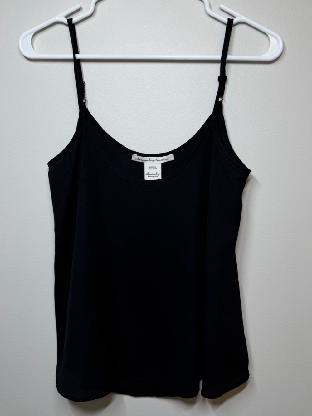 American Rag Black Adjustable-Strap Cami